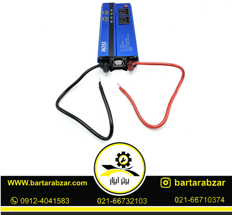 مبدل برق 3000 وات خودرو باس مدل BS123 TYN254-3 مبدل برق 3000 وات خودرو باس مدل BS123 TYN254-3