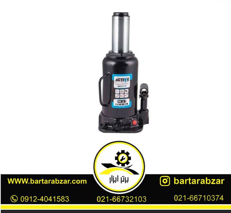 جک روغنی 3 تن اکتیو مدل AC-3003J جک روغنی 3 تن اکتیو مدل AC-3003J