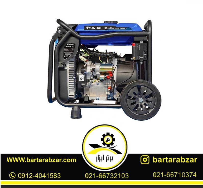 موتور برق اینورتری 9 کیلو وات هیوندای مدل HG-8500