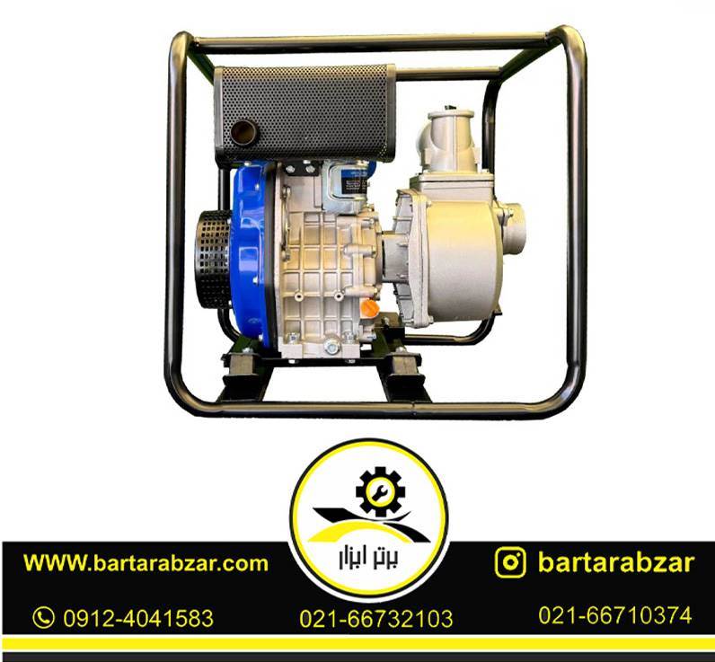 موتور پمپ گازوئیلی 3 اینچ 6 اسب بخار هیوندای مدل HW340-DP