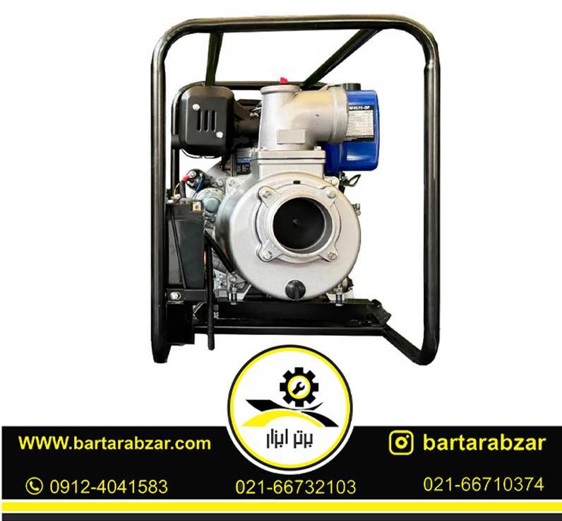موتور پمپ گازوئیلی 4 اینچ 10 اسب بخار هیوندای مدل HW457E-DP