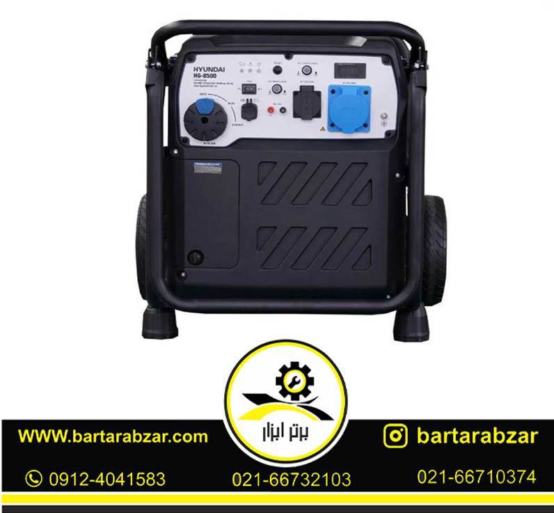 موتور برق اینورتری 9 کیلو وات هیوندای مدل HG-8500