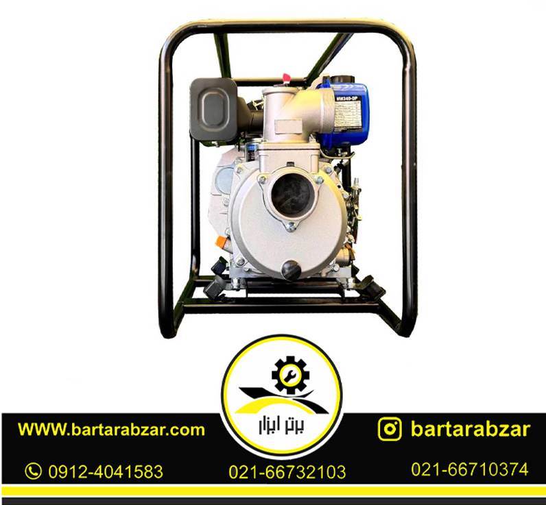 موتور پمپ گازوئیلی 3 اینچ 6 اسب بخار هیوندای مدل HW340-DP