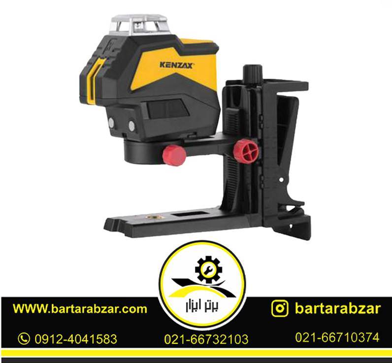 تراز لیزری 5 خط شارژی 360 درجه قرمز کنزاکس مدل 1145 تراز لیزری 5 خط شارژی 360 درجه قرمز کنزاکس مدل 1145