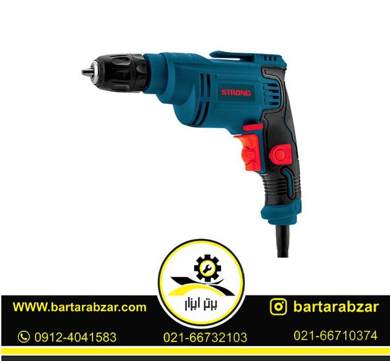 دریل برقی 6 میلیمتر 400 وات استرانگ مدل STG1060 دریل برقی 6 میلیمتر 400 وات استرانگ مدل STG1060