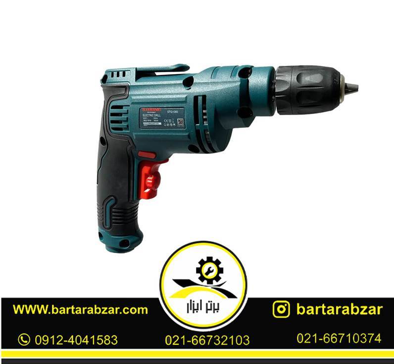 دریل برقی 6 میلیمتر 400 وات استرانگ مدل STG1060 دریل برقی 6 میلیمتر 400 وات استرانگ مدل STG1060