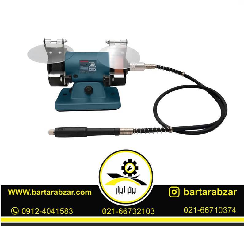 چرخ سنباده رومیزی 7.5 سانت خرطومی استرانگ مدل STG2603 چرخ سنباده رومیزی 7.5 سانت خرطومی استرانگ مدل STG2603