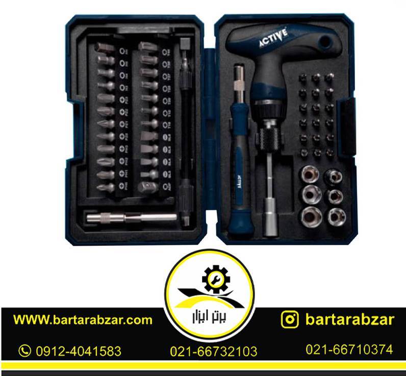 ست پیچگوشتی و بکس 53 تکه اکتیو مدل AC-6353PS ست پیچگوشتی و بکس 53 تکه اکتیو مدل AC-6353PS