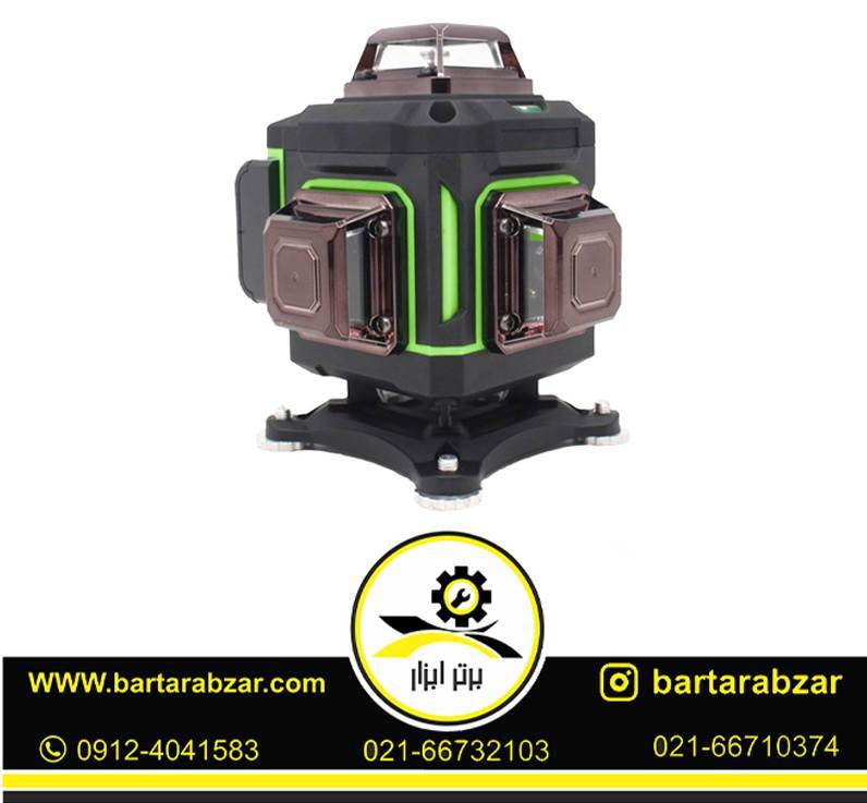 تراز لیزری شارژی 360 درجه چهار بعدی اکتیو مدل AC-64364D تراز لیزری شارژی 360 درجه چهار بعدی اکتیو مدل AC-64364D