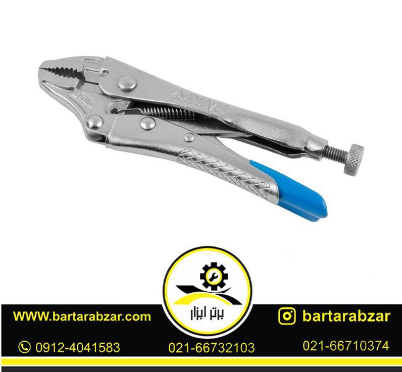 انبر قفلی 10 اینچ کروم اکتیو مدل AC-6100G انبر قفلی 10 اینچ کروم اکتیو مدل AC-6100G