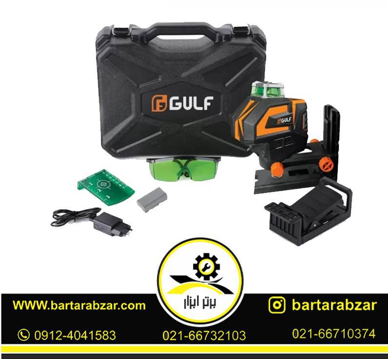 تراز لیزری 4 خط 360 درجه گالف مدل 1122 تراز لیزری 4 خط 360 درجه گالف مدل 1122