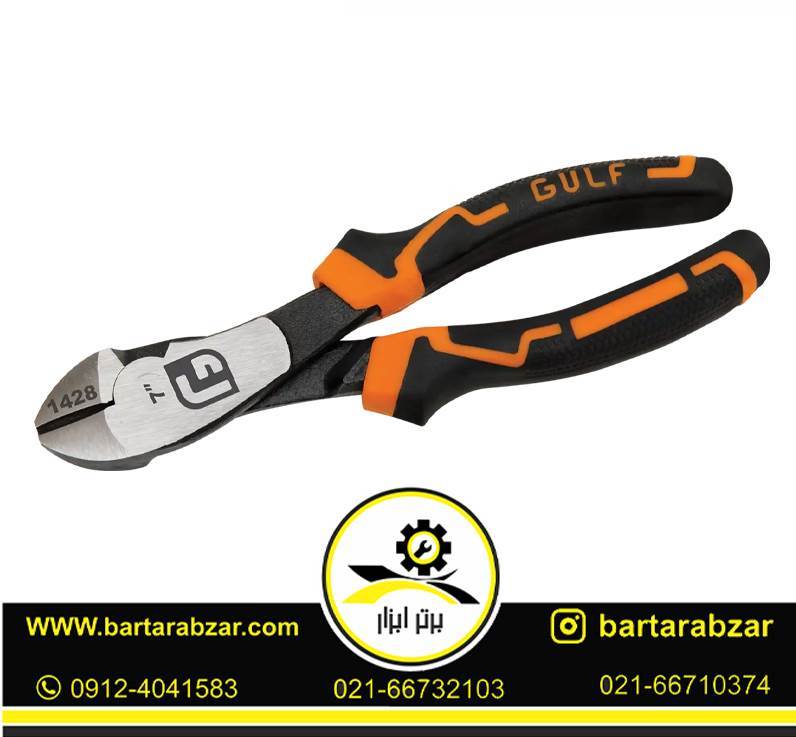 سیم چین 7 اینچ T-REX دسته TPR گالف مدل 1428 سیم چین 7 اینچ T-REX دسته TPR گالف مدل 1428