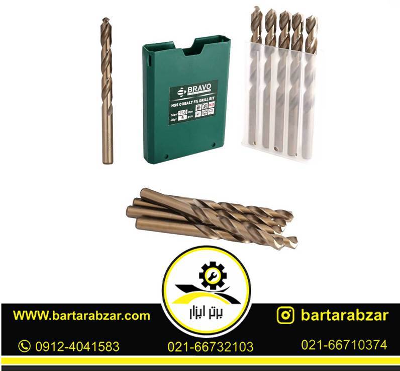 مته 5 درصد کبالت براوو سایز 11.5 (بسته 10 عددی) مته 5 درصد کبالت براوو سایز 11.5 (بسته 10 عددی)