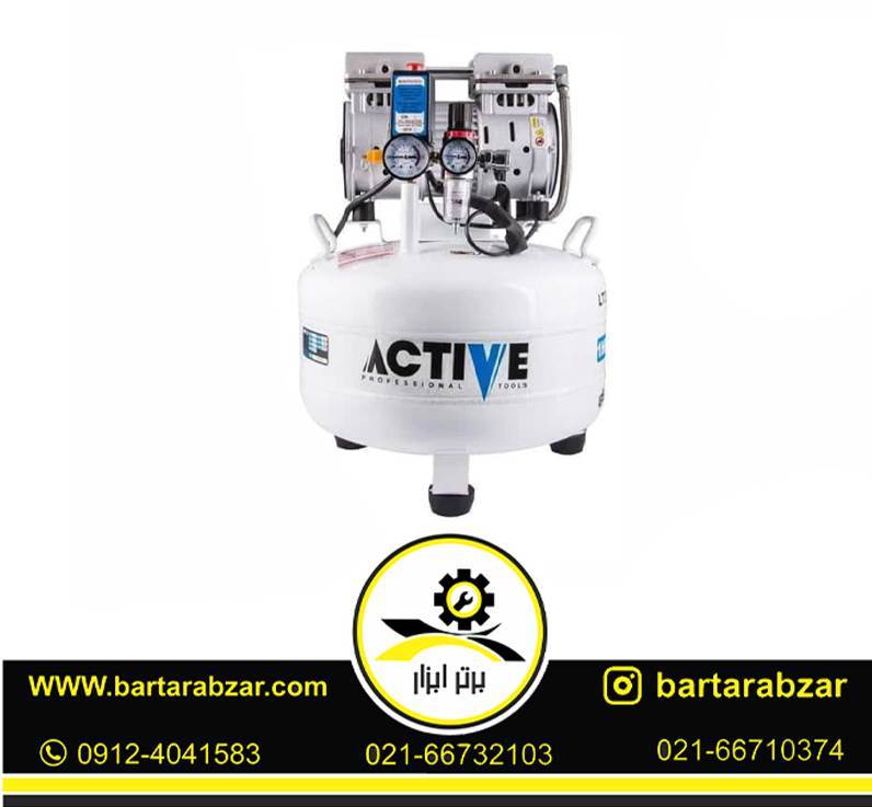 کمپرسور باد اکتیو بی صدا 35 لیتری مدل AC-1335SR کمپرسور باد اکتیو بی صدا 35 لیتری مدل AC-1335SR