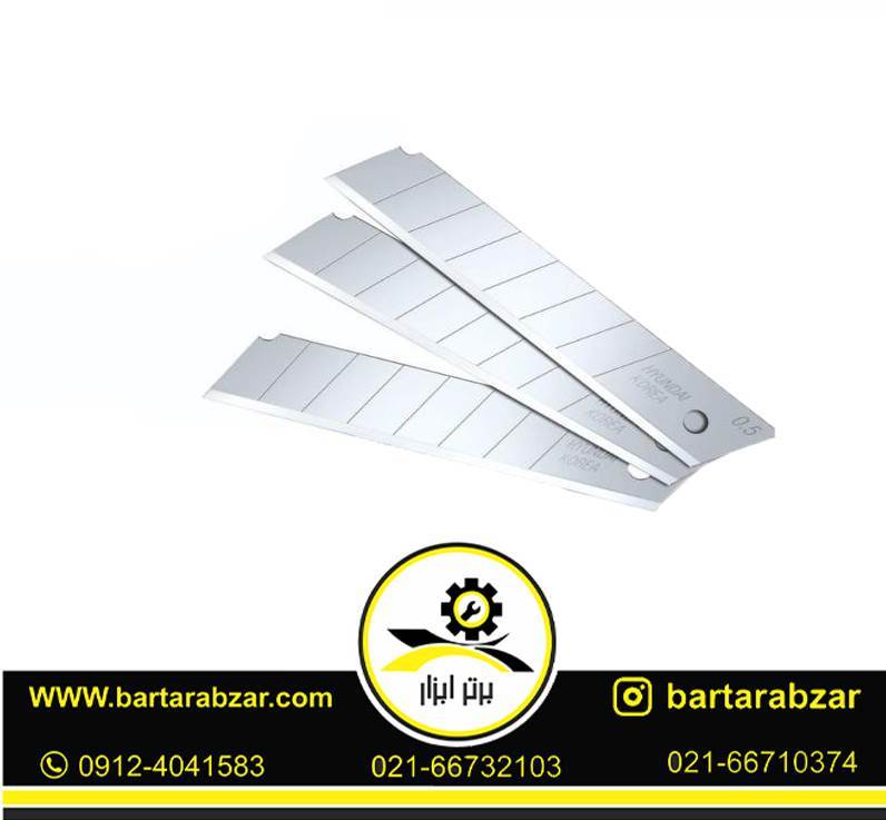 تیغ کاتر 0/5 میلیمتر هیوندای مدل HT-8905 تیغ کاتر 0/5 میلیمتر هیوندای مدل HT-8905